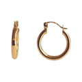 SENOE Classic Hoop Earrings — 10K Yellow Gold