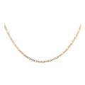 SENOE Figaro Chain Necklace — 10K Yellow Gold