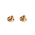 SENOE Knot Stud Earrings — 14K Yellow Gold